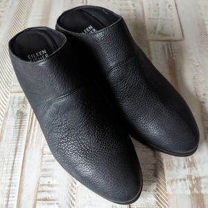 EILEEN FISHER Vachetta Leather Mules, Size 7